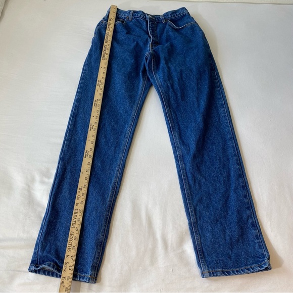 Vintage Calvin Klein Jeans women 14 high waisted straight leg baggy Union Tag - Picture 7 of 11